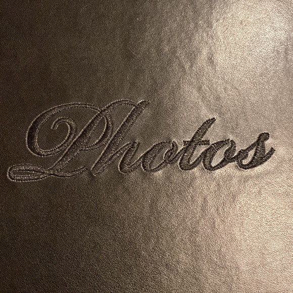 Croft & Barrow Black Embroidered Photo Album-500 Photos-4x6 - Picture 8 of 12